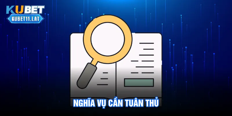 Nghĩa vụ cần tuân thủ