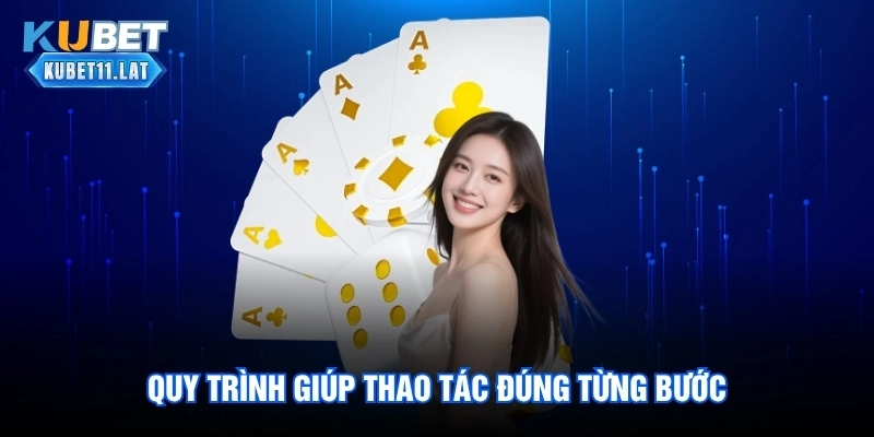 Quy trình giúp thao tác đúng từng bước